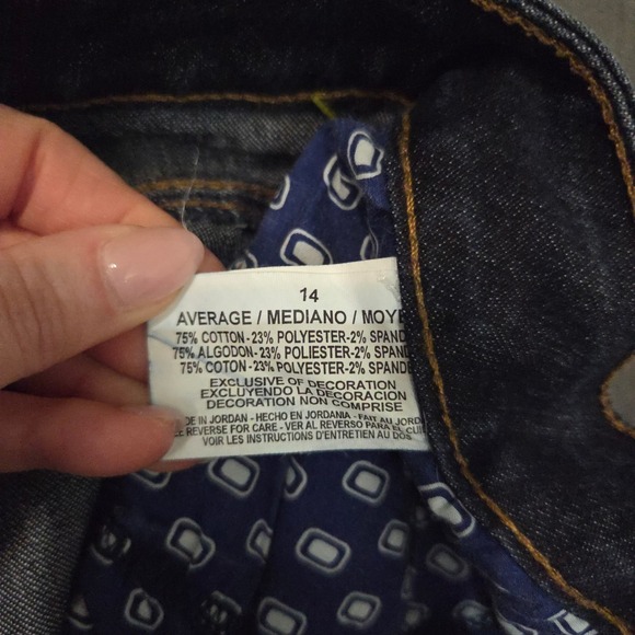 Bandolino Blu Mandie Classic Fit Jeans Womens 14 Dark Wash Straight Leg Denim - Picture 8 of 9